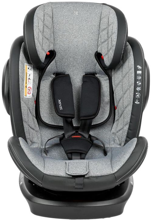 купить Автокресло Kikka Boo 31002070088 cu isofix Stark Light Grey, 0-36 kg в Кишинёве 