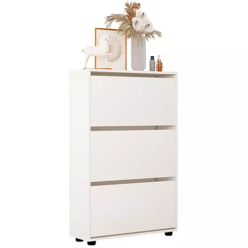 купить Полка для обуви Mobildor-Lux Leo 50x27x125H cm White в Кишинёве 