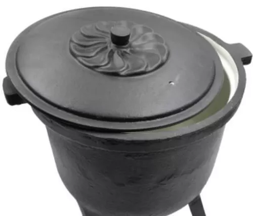 cumpără Produs pentru picnic Geko G80525 Ceaun din fonta de 8L cu capac în Chișinău 