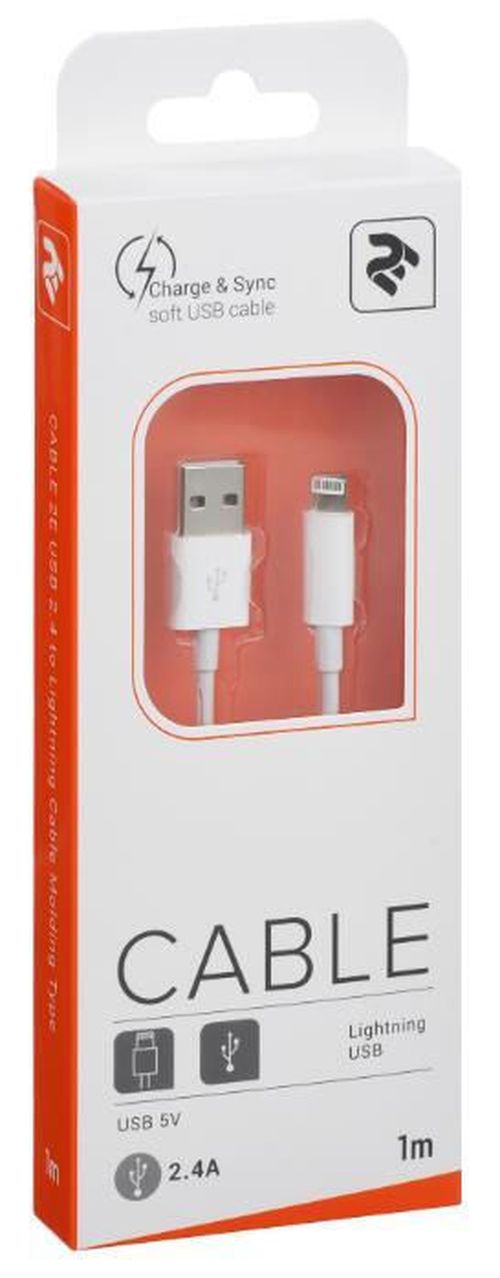 купить Кабель для моб. устройства 2E 2E-CCLAB-WT в Кишинёве 