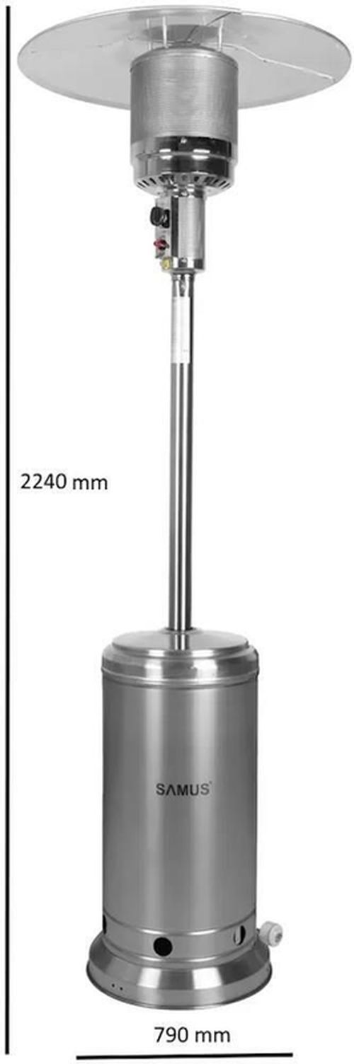 cumpără Încălzitor infraroșu Samus ITGS-14000X Inox în Chișinău 