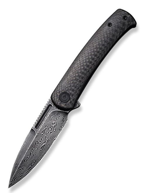 купить Нож походный Civivi C21025B-DS1 Cetos, mâner carbon fiber+inox, Frame Lock в Кишинёве 