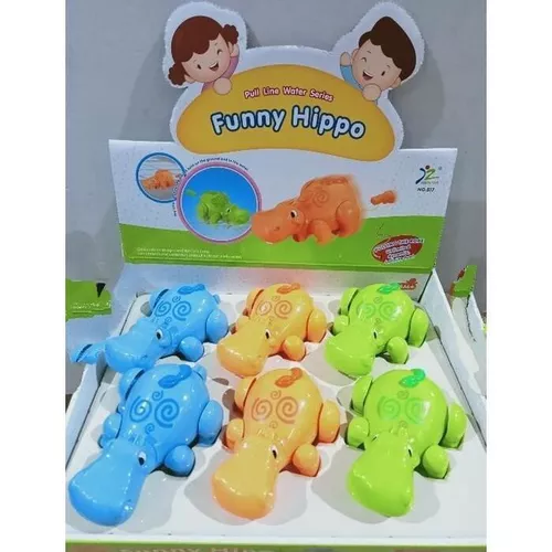 купить Аксессуар для купания Hola Toys 517 Jucarie Hippo displey 6 в Кишинёве 