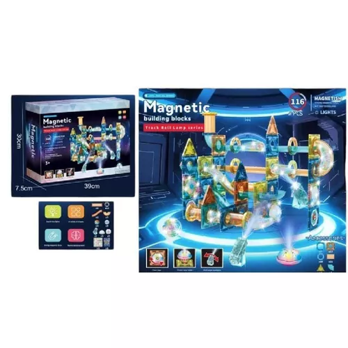 cumpără Set de construcție Richi (22730) Constructor magnetic cu lumini în Chișinău 