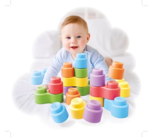 купить Конструктор Quercetti 4146 Momy Soft Bag 28pcs в Кишинёве 