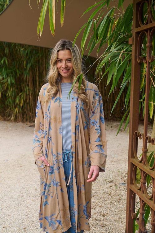 купить Домашний текстиль Pip Studio 51.510.954 Nisha Kimono Marigold Blue S Blue в Кишинёве 