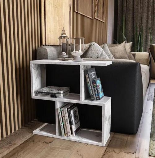 купить Журнальный столик Trendy Viata Alb, Marmura (GTR000702) в Кишинёве 