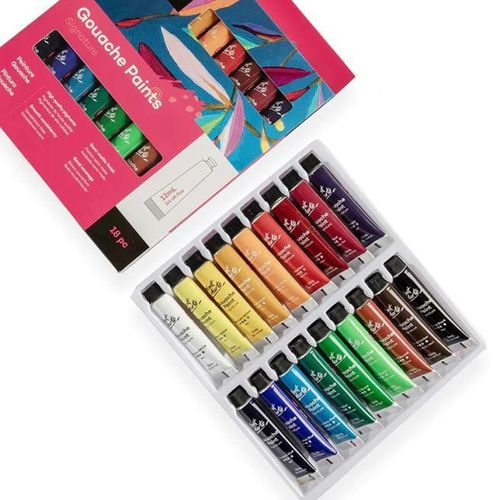 cumpără Set de creație Mont Marte PMHS0029 Set vopsea Signature guasa 18 culori x 12ml în Chișinău 