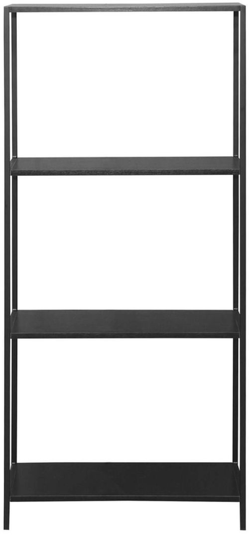 купить Офисный стеллаж Deco Cona 4 nivele (50x30x110.5H) Black в Кишинёве 