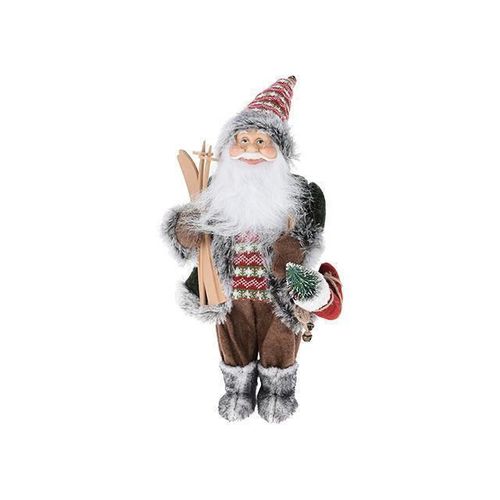 купить Новогодний декор Promstore 11009 Дед Мороз с лыжами и мешком с подарками 57cm в Кишинёве 
