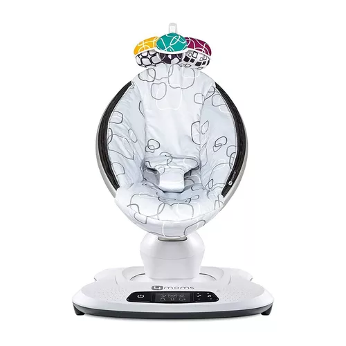 купить Детское кресло-качалка 4Moms 817980016910 Leagan Mamaroo 4.0 Silver Plush в Кишинёве 