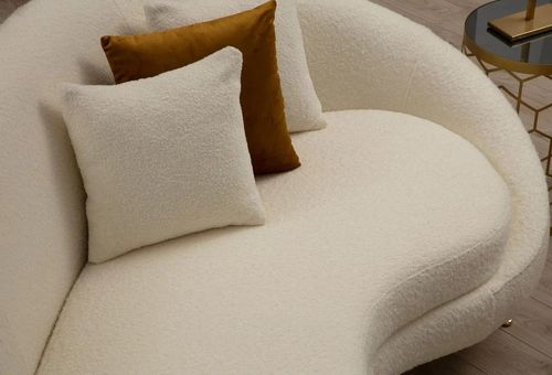 купить Диван Trendy Eses Crema Bouclett 255x85x120cm (3 locuri) в Кишинёве 