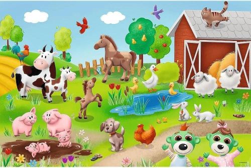 cumpără Puzzle Trefl 143737 Puzzle 24 Maxi. Bebeluși și animale în Chișinău 