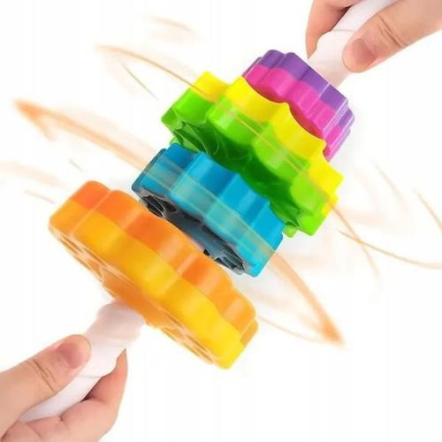 купить Игрушка Essa 8703-1 Piramida Curcubeu cu 5 inele в Кишинёве 