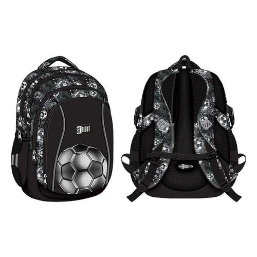 cumpără Rucsac pentru copii St.RIGHT 57810 Ghiozdan scolar 32x21x43cm, Silver Goal în Chișinău 