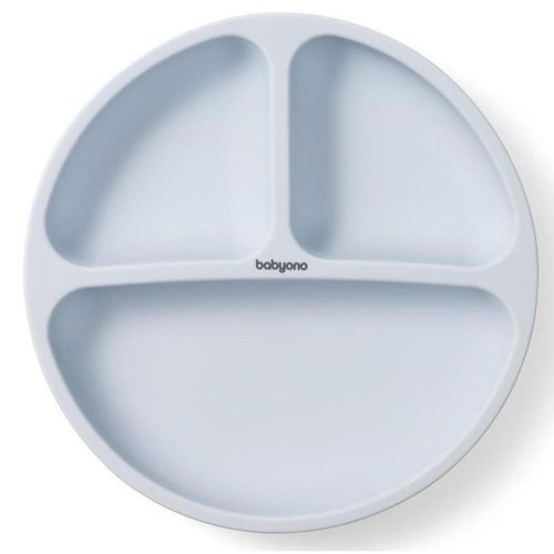 cumpără Seturi pentru hrănire bebelușilor BabyOno 1482/01 Placa de silicon cu ventuza (albastru) în Chișinău 
