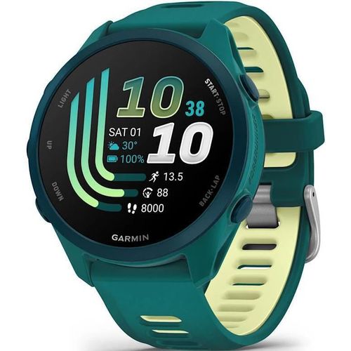 cumpără Ceas inteligent Garmin Forerunner 170 Music, GPS, WiFi, Teal Green/Citron, WW (010-03920-12) în Chișinău 