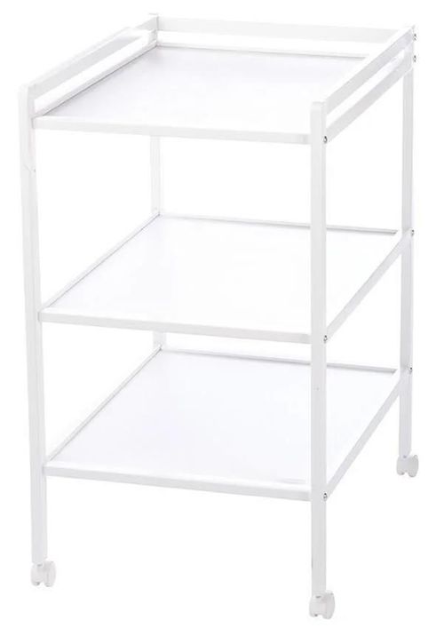 купить Комод-пеленатор Premaman PBRHMN-CCC-UNQ Masuta pentru infasare cu rafturi Alba в Кишинёве 