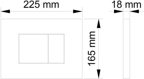 купить Кнопка смыва Visam 220-002 EFES (хром) в Кишинёве 