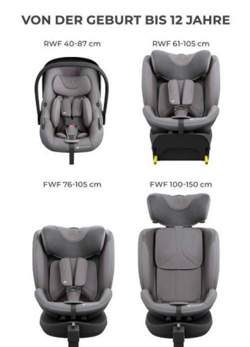 cumpără Scaun auto KinderKraft Endura Safe KCENSA00GRY3000 Modular System Grey în Chișinău 