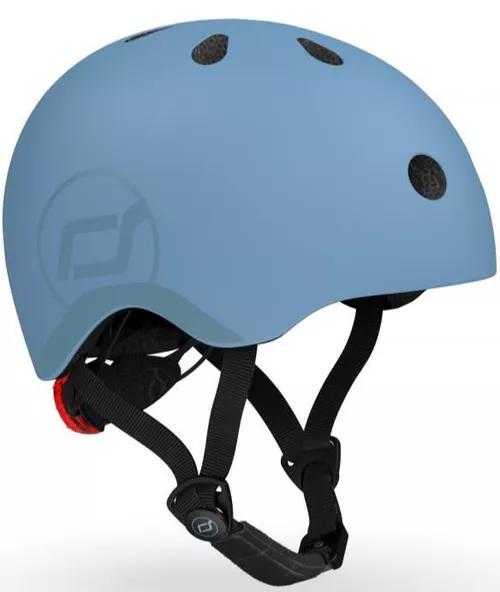 купить Защитный шлем Scoot&Ride 00891 Casca de protectie pentru copii cu sistem de reglare Steel M-L в Кишинёве 