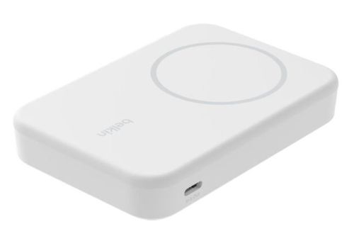 cumpără Acumulator extern USB (Powerbank) Belkin BPD007BTWH 8k Qi2 MagSafe Compatible Powerbank with Kickstand, White în Chișinău 