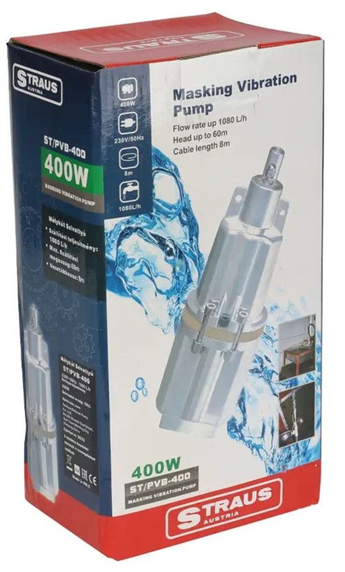 купить Насос Hoteche PVB-400 Насос мембранный 400W 1080L/h 7m в Кишинёве 