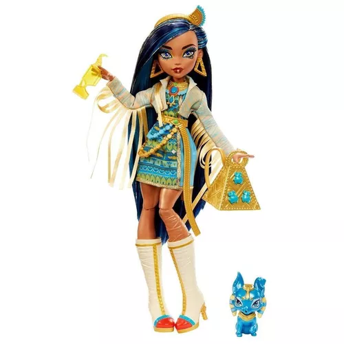 купить Кукла Mattel HHK54 Monster High Cleo de Nile și Tut, cu accesorii в Кишинёве 