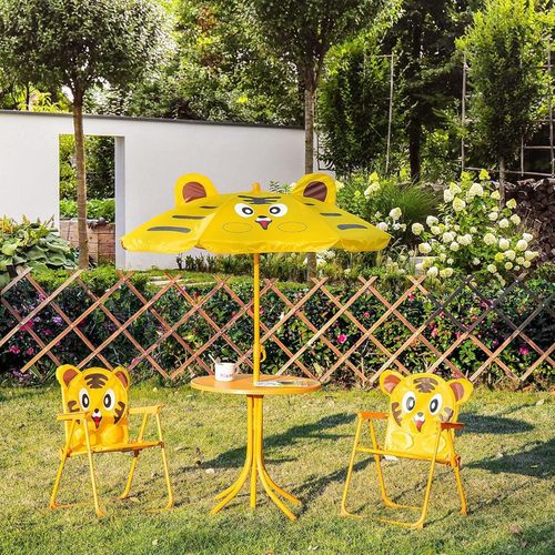 cumpără Set de mobilier pentru copii Promstore 42554 Set mobilier pentru copii Tigru 4 unitati, galben în Chișinău 