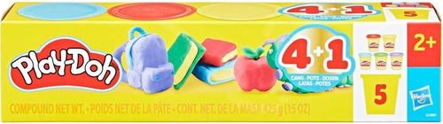 купить Набор для творчества Play-Doh G1860 Back To School 5-pack, ast в Кишинёве 