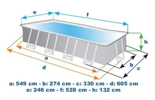 cumpără Piscină cu cadru Intex 26356 ULTRA XTR FRAME 549x274x132cm în Chișinău 