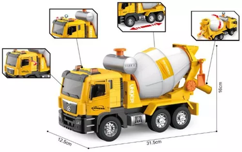 cumpără Mașină Wenyi WY1111A 1:10 Camion-betonier cu fricțiune (lumini /sunete) în Chișinău 