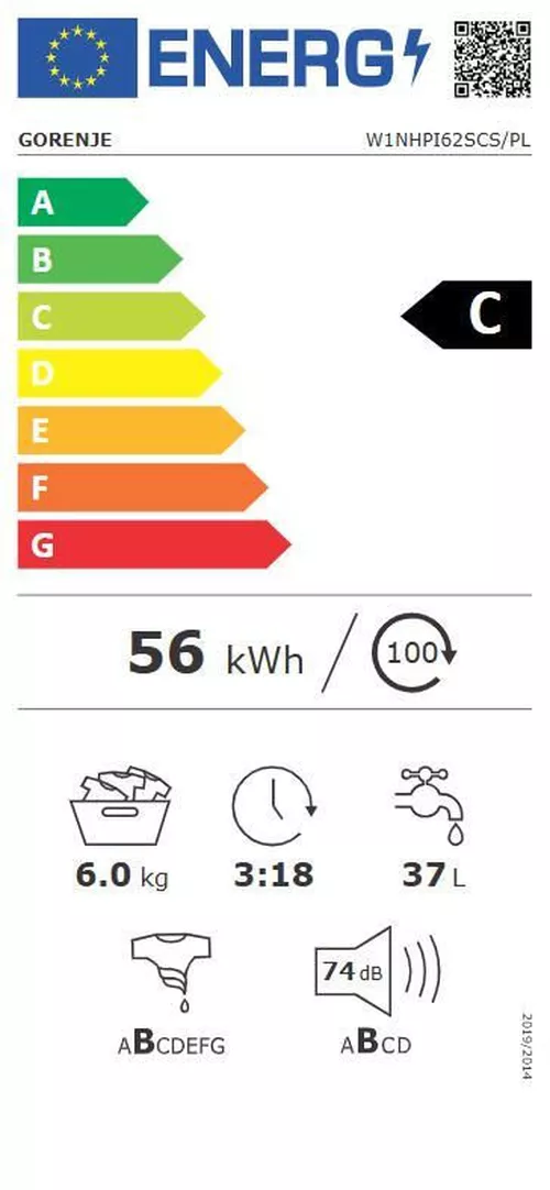 cumpără Mașină de spălat frontală Gorenje W1NHPI62SCS/PL în Chișinău 