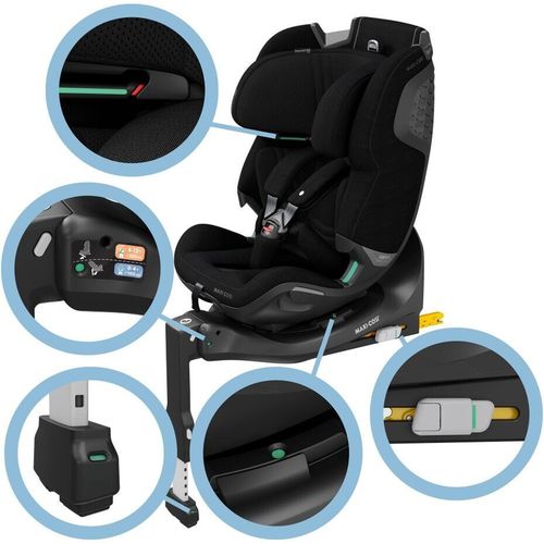 cumpără Scaun auto Maxi Cosi 8621671110 Emerald 360 Pro, Autentic Black în Chișinău 