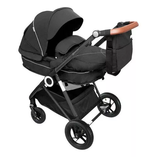 Carucior 3 in 1 BabyGo AIR Halime Black/Black 