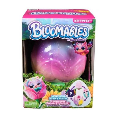 купить Мягкая игрушка Hatchimal 6072450 Alive Interactive toy Bloom Surprise Kittyfly в Кишинёве 