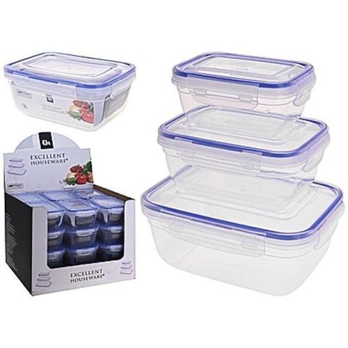 cumpără Container alimentare Excellent Houseware 10233 3шт 0.4l, 0.8l, 1.4l în Chișinău 