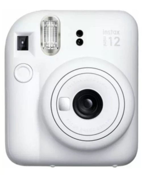 купить Фотоаппарат моментальной печати FujiFilm Instax mini 12 Clay White cu rama acordeon, album foto si film 1x10 в Кишинёве 