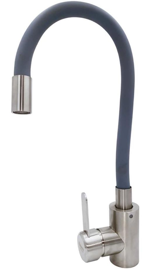 cumpără Bateria bucătărie Rubano 27193 pipa flexibila U inox, gri în Chișinău 