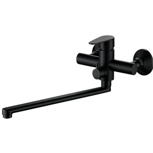 купить Смеситель для ванны Hydro S Aquafix 120 pipă lungă, neagră (0400332) в Кишинёве 