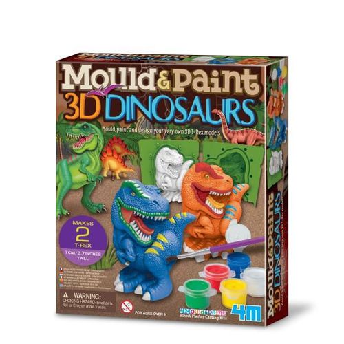 cumpără Set de creație 4M 00-04777 3D Mould & Paint Dinosaurs în Chișinău 
