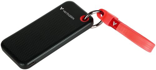 купить Накопители SSD внешние Verbatim M.2 External SSD 256GB Verbatim Pocket USB 3.2 Gen 2, Black/Red (VER_32417) в Кишинёве 