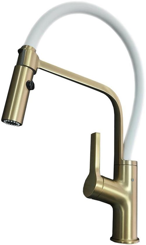 cumpără Bateria bucătărie SanDonna ANDRA Auriu-Alb în Chișinău 