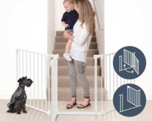 купить Детская безопасность Dreambaby G9437GB Discovery 3 Panel Adapta white (ворота) в Кишинёве 