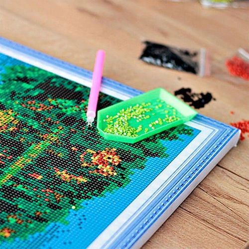 купить Картина по номерам Art Gallery JS20009 Mozaic cu diamante 20x30cm Crinul aramiu в Кишинёве 