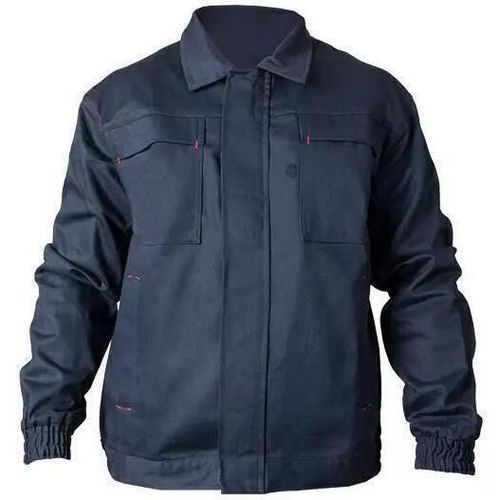 купить Спецодежда Profmet 365501 Сварочная куртка, размер M, 100% хлопок, огнестойкая и антистатическая, плотность 350 г/м², темно-синяя в Кишинёве 