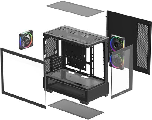 купить Корпус для ПК Deepcool CG380 3F Black в Кишинёве 