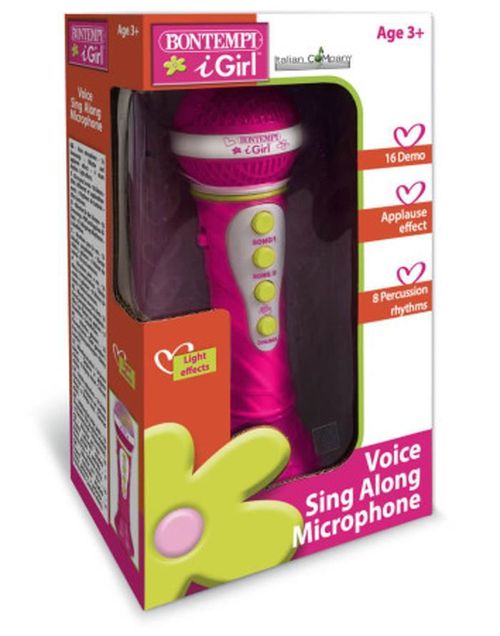 cumpără Jucărie muzicală Bontempi 412072 Микрофон с световыми эфектами în Chișinău 