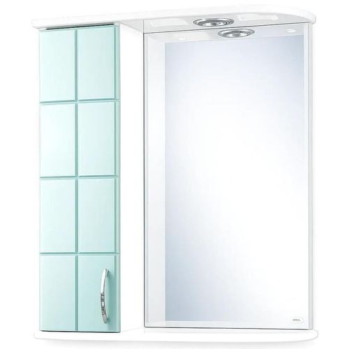 cumpără Oglindă baie Mashtab 5083 Domino 600x200x720 Alb-Verde în Chișinău 