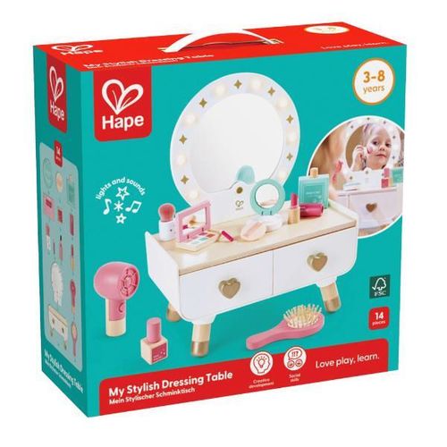 купить Игровой комплекс для детей Hape E3219 Set de joc Măsuța mea de machiaj elegantă в Кишинёве 